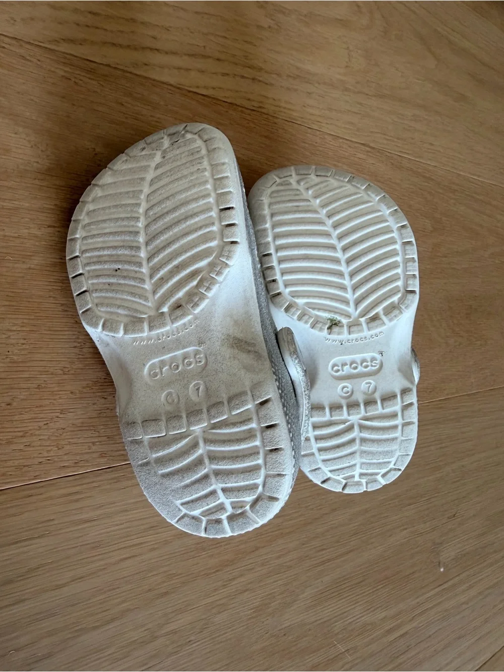 CROCS sparkling silver